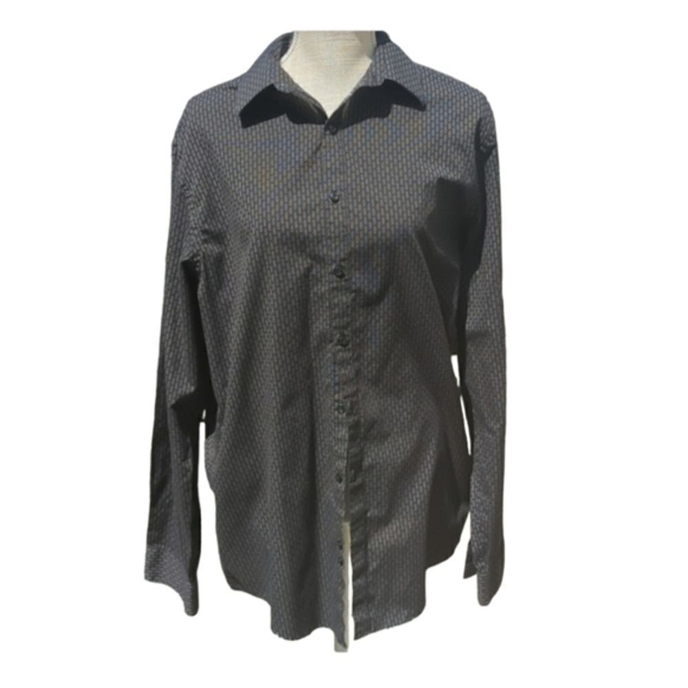 Geoffrey Bean‎ Comfort Stretch Slim Fit Button Down men's shirt size 16